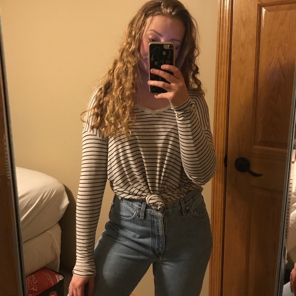 American Eagle striped T-shirt